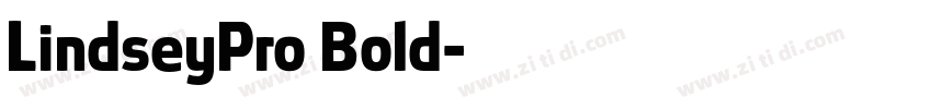 LindseyPro Bold字体转换